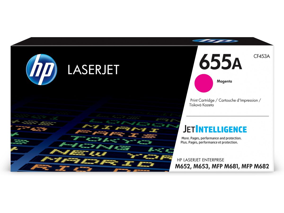 HP 655A Toner LaserJet magenta authentique