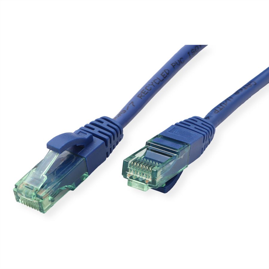 ROLINE RM Cordon UTP Cat.6A / 10 Gigabit, bleu, 2 m