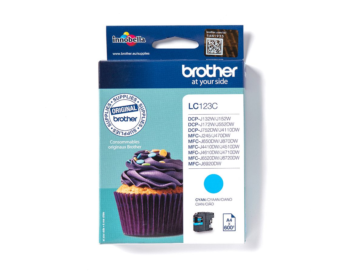 Brother LC123C - Cartouche d'encre originale – Cyan