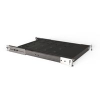 SCHROFF Tablette télescopique 19" pour Varistar, Novastar, Eurorack, 70 kg, RAL 7021, 553W 700D
