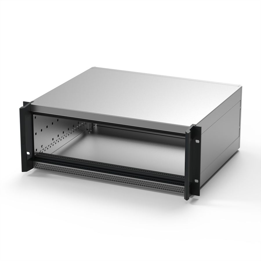 SCHROFF RatiopacPRO AIR Boîtier de montage en rack 19", blindage rétrofitable avec poignées, 3/4 U, 84 CV, 375 mm