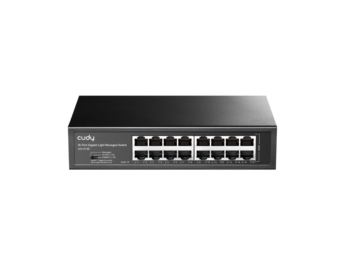 CUDY GS1016E Switch Gigabit Easy-Managed 16 ports