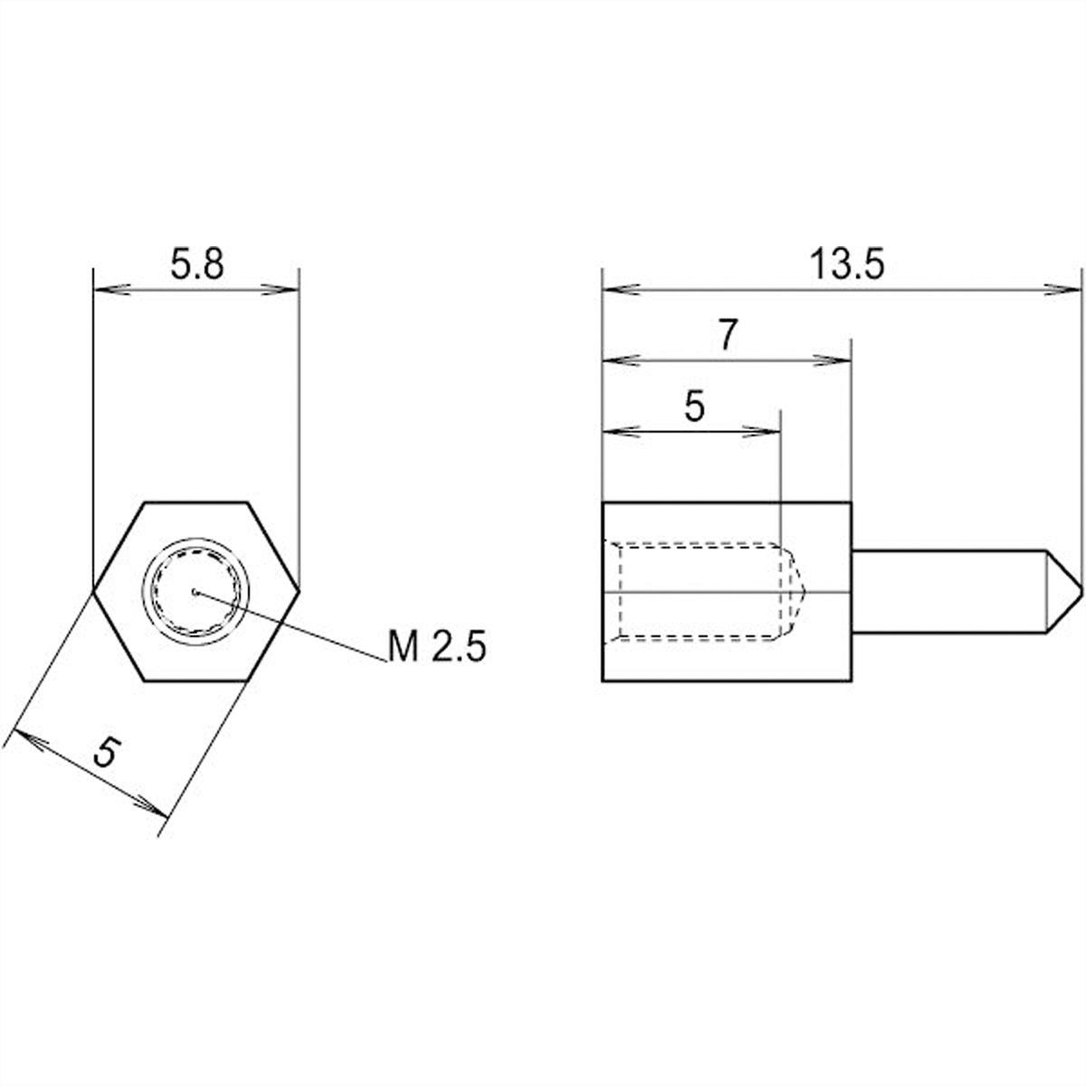 SCHROFF PMC Mezzanine Board Voltage Keying/Coding Pin