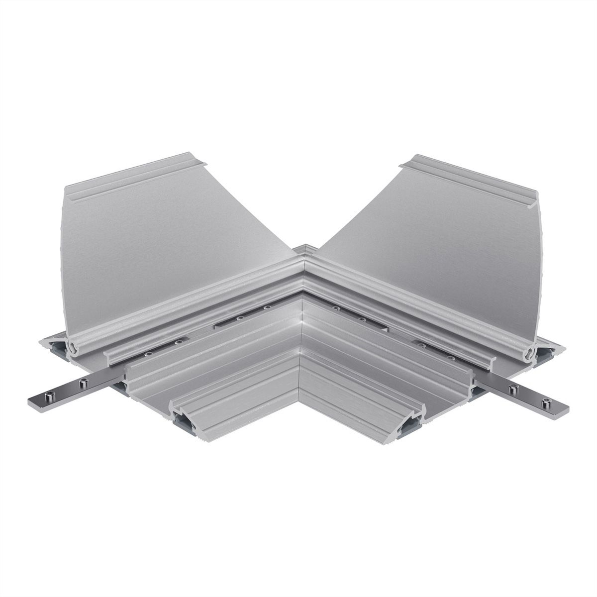 DATAFLEX Addit protège-câbles, connexion d'angle 482, argent