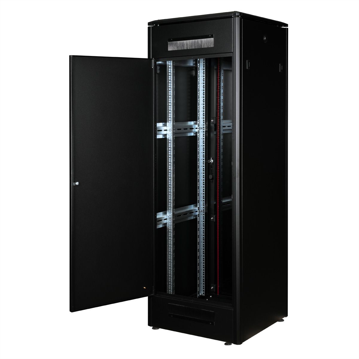 ROLINE 19" Baie réseau Pro 36U, 600x800 LxP Porte verre noir