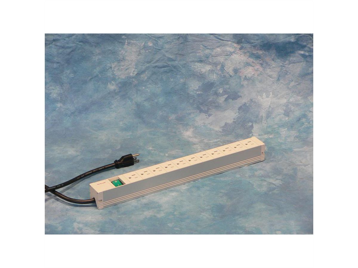 Bâti de prises SCHROFF, USA, 11 prises, 19", avec interrupteur