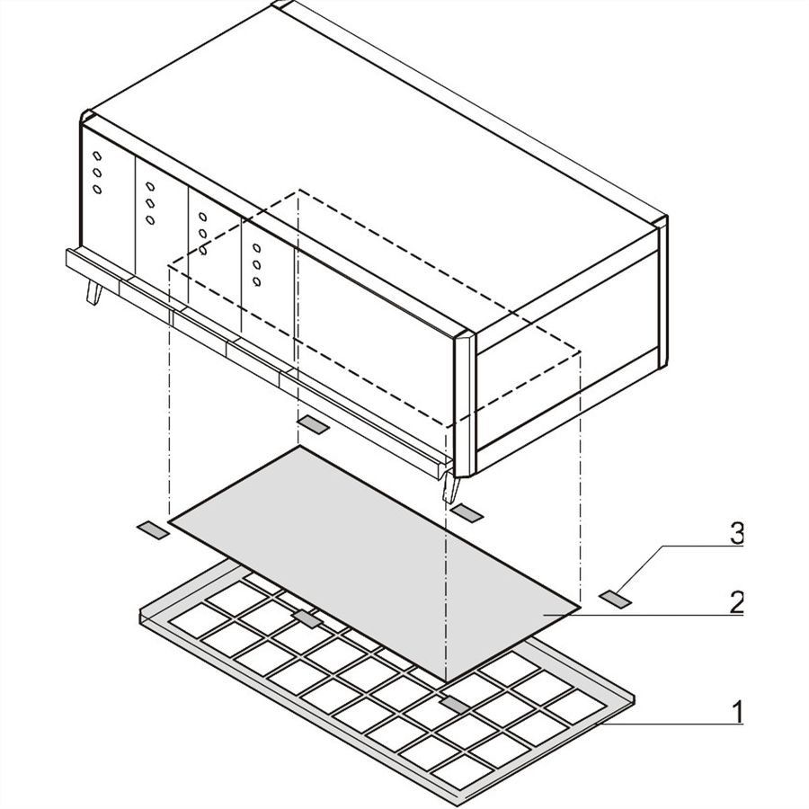 SCHROFF RatiopacPRO, remplacement du filtre à air, 42 HP
