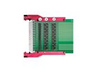 Adaptateur de contrôle SCHROFF pour connecteur DIN type D, 3 U, 160 mm, U/I