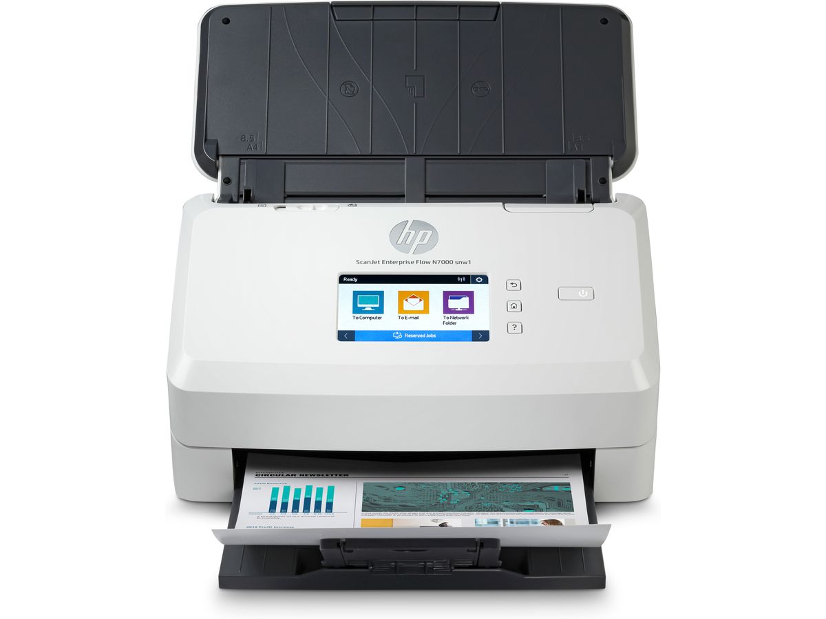 HP Scanjet Enterprise Flow N7000 Alimentation papier de scanner 600 x 600 DPI A4 Blanc