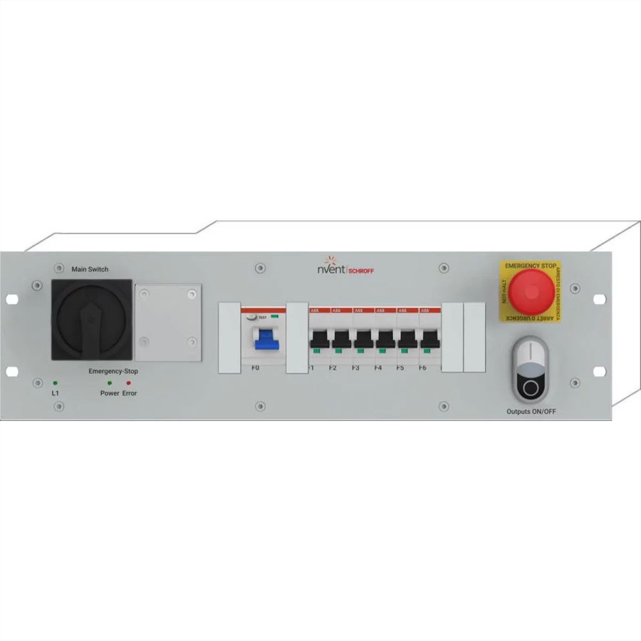 SCHROFF Rack Safety Plus, 3U, 230 V AC, C20, C13/2P+T