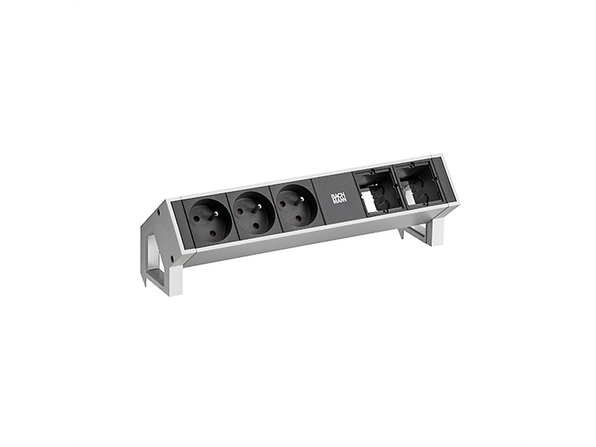 BACHMANN DESK2 3xUTE 35° 2xCM Courant 0,2m GST18 Inox laqué
