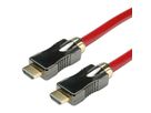 ROLINE Câble HDMI 8K (7680 x 4320) avec Ethernet, M/M, rouge, 1 m