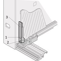 Etiquette d'identification SCHROFF, pour poignée PCB Type A
