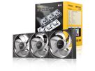 ANTEC C120 ARGB Ventilateur de boîtier PC inversé 120 mm, lot de 3, noir
