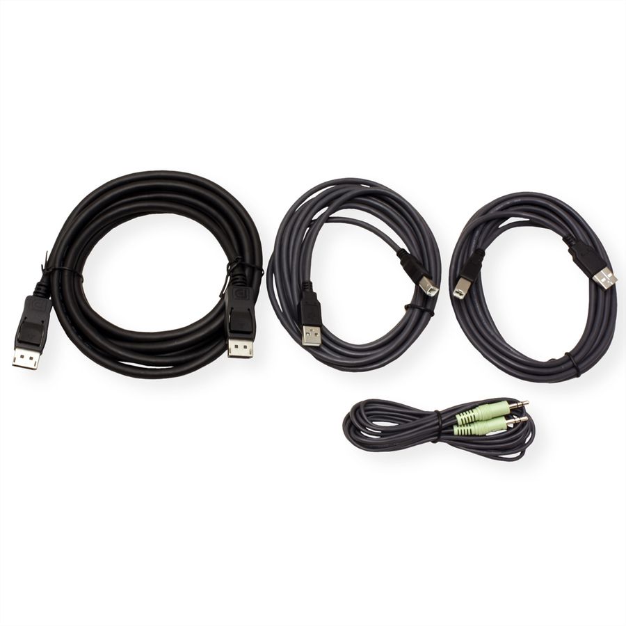 ATEN 2L-7D03UDPX4 Kit de câbles KVM sécurisé DisplayPort USB