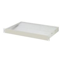 Déflecteur d'air SCHROFF 1 U pour plateau de ventilation 19", 6 ventilateurs, face avant pleine, 330 mm, RAL 9005