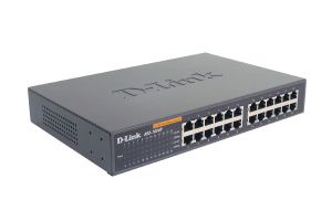 D-Link 24-port 10/100M NWay Desktop - Internal PSU (incl. 19" rack mount kit) Non-géré