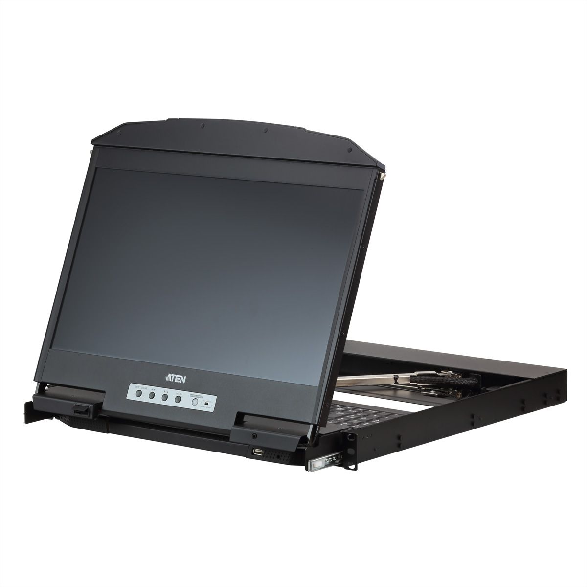 ATEN CL3800NW Console KVM USB HDMI DVI VGA Dual Rail, FR-Layout