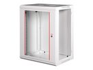 ROLINE 19" Boîtier mural Basic Plus 18U, 600x450 LxP gris