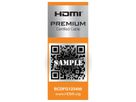 ROLINE PREMIUM Câble HDMI Ultra HD avec Ethernet, 4K, M/M, noir, 1 m