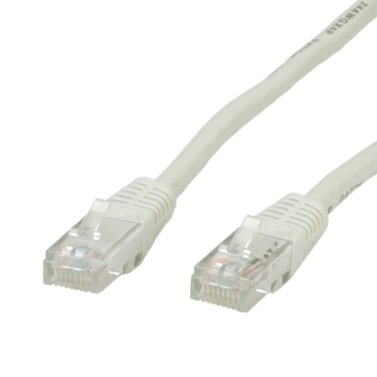 Cordon VALUE Cat.5e (Classe D) UTP confectionné, gris, 5 m
