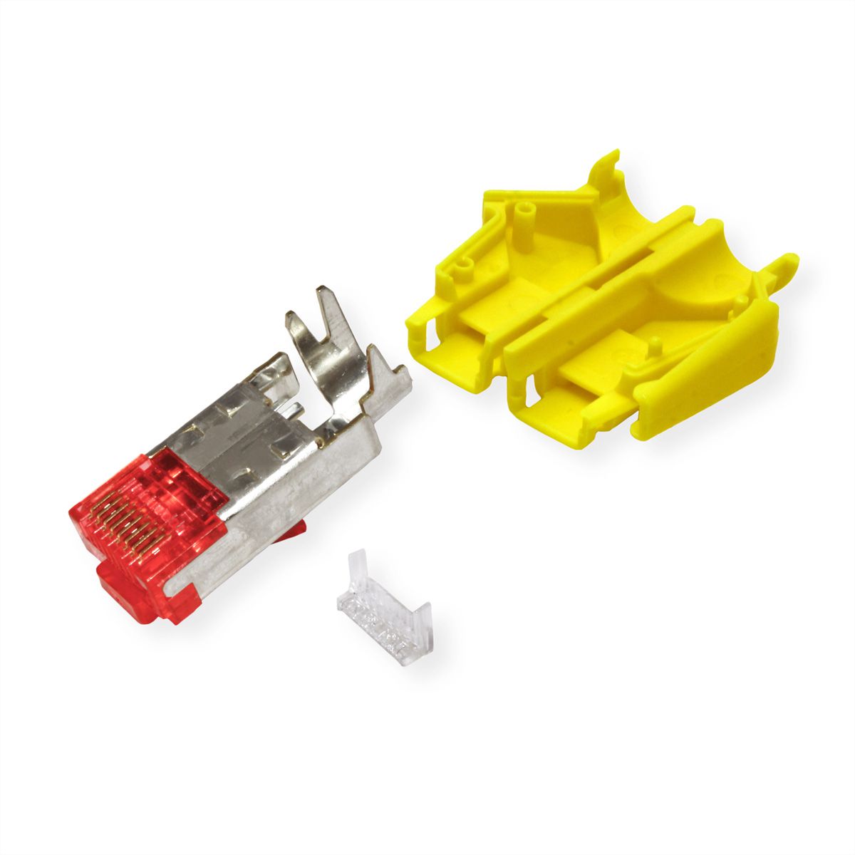 Connecteur HiRose TM21 blindé, manchon jaune, 50 pièces