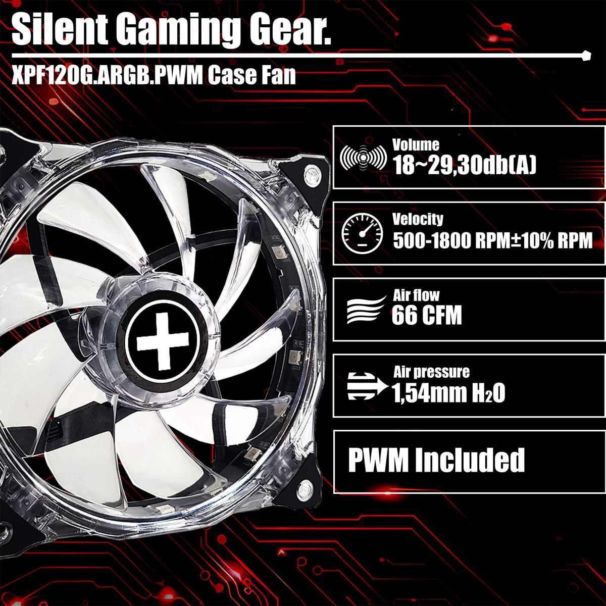 XILENCE XPF120G.ARGB.PWM Ventilateur