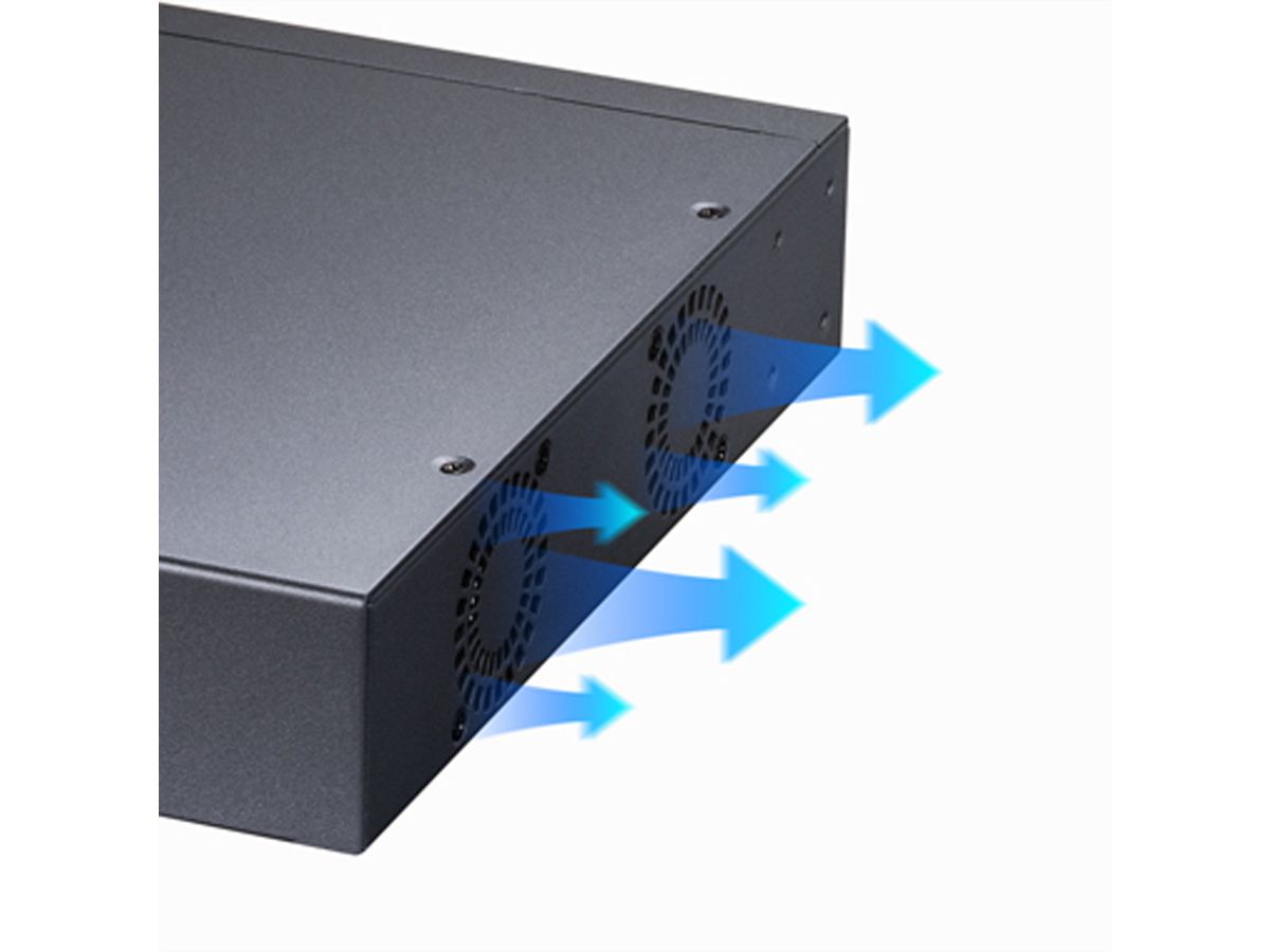 CUDY GS1028PS2 Switch 24P Gigabit PoE+, 2 ports SFP 300W