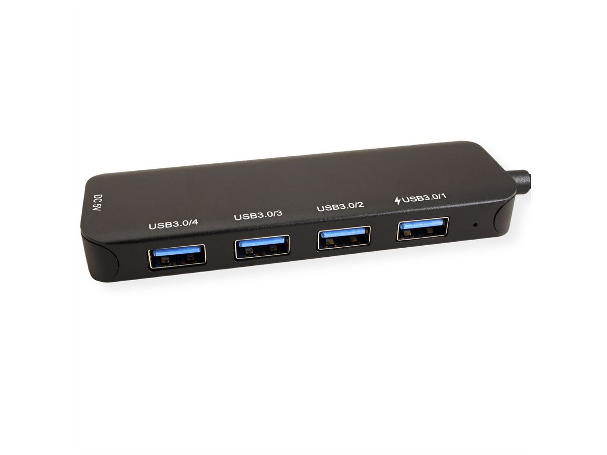 VALUE Hub USB 3.2 Gen 1, 4 ports, type C