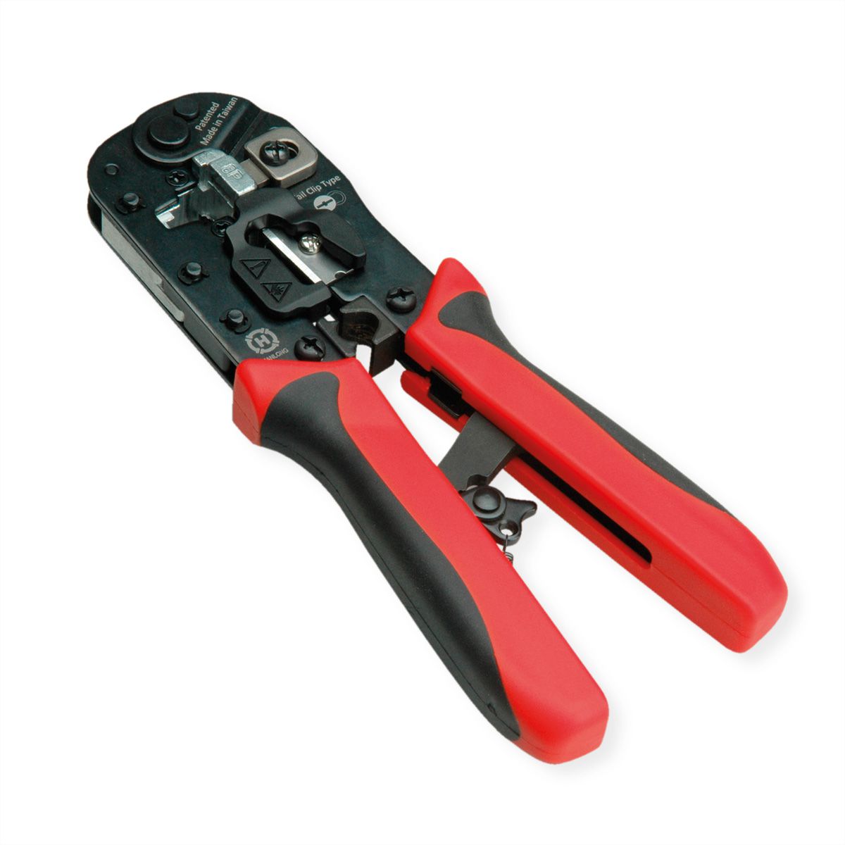 VALUE Pince à sertir universelle pour RJ45 (8P8C) avec / sans raccord de blindage