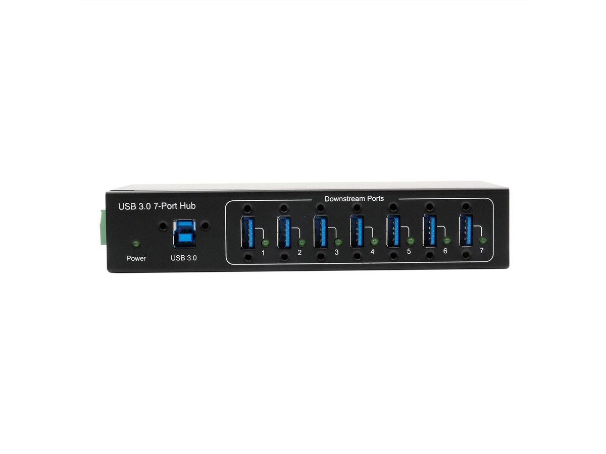 EXSYS EX-11227HMVS HUB métal 7 ports USB 3.2 Gen 1 VIA VL811+ Chipset