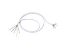 BACHMANN Câble de four 2,0m blanc 5G1.50, fils ouverts H05VV-F 5G1.50 non emballé