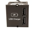 BACHMANN Module Custom USB Double-chargeur, noir, 0,2 m