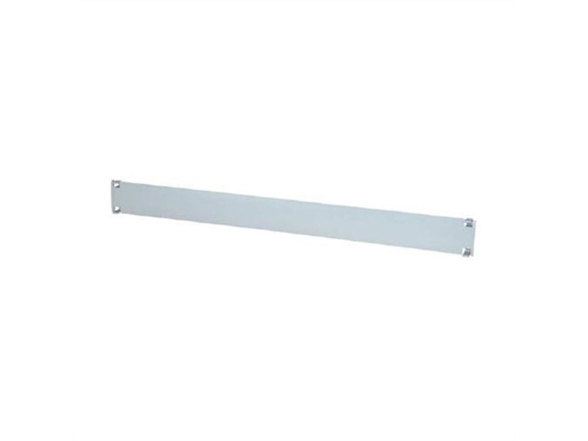 Caches plastiques 19" 1 UH, RAL 7035 gris clair, 10 pièces, gris