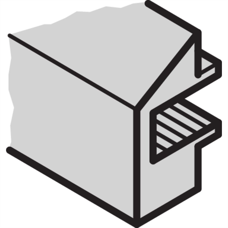 Éléments de design de boîtier PropacPRO SCHROFF, forme 2, RAL 7035, 84 CV