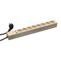 Bâti de prises SCHROFF, UTE, 8 prises, 19", avec protection contre les transitoires