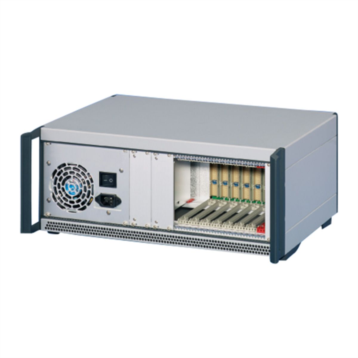 Système CPCI SCHROFF avec PSU ATX. Desktop, 4 U, 8 slots, 84 HP