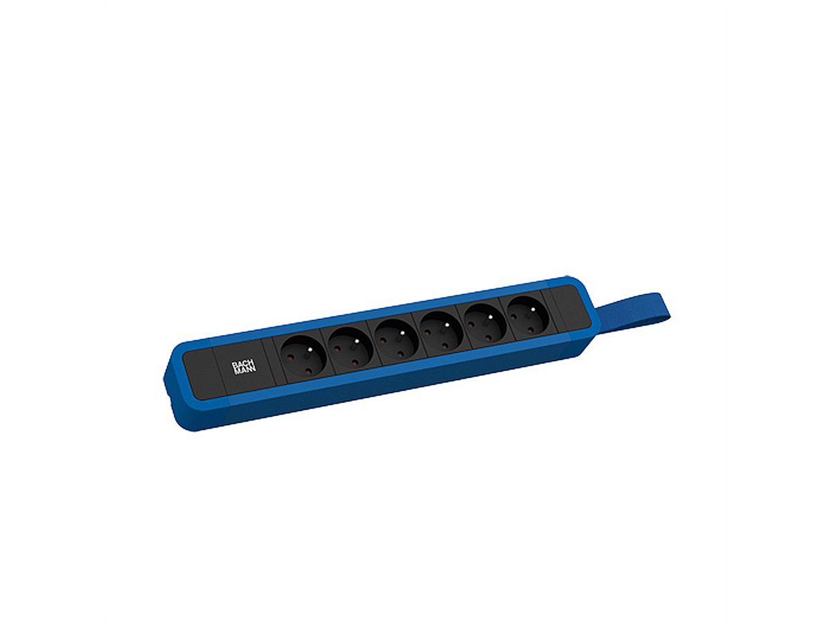 BACHMANN PRIMO 2 6xUTE avec boucle 2,0m CEE7/7 RAL5010