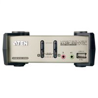 ATEN CS1732B Switch KVM VGA, PS/2-USB, Audio, Hub USB, 2 ports