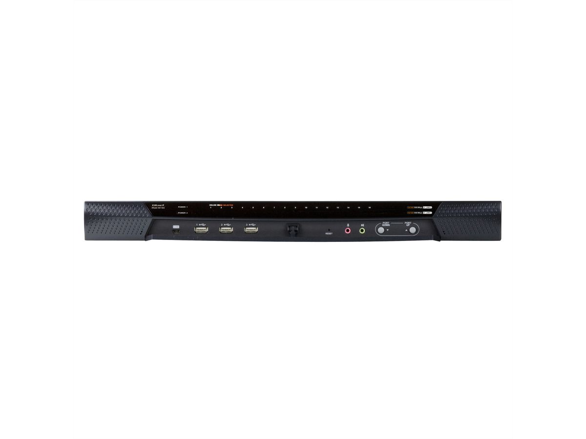 ATEN KN1116VA Commutateur KVM sur IP Cat 5, 16 ports, 1 local /1 distant, support virtuel