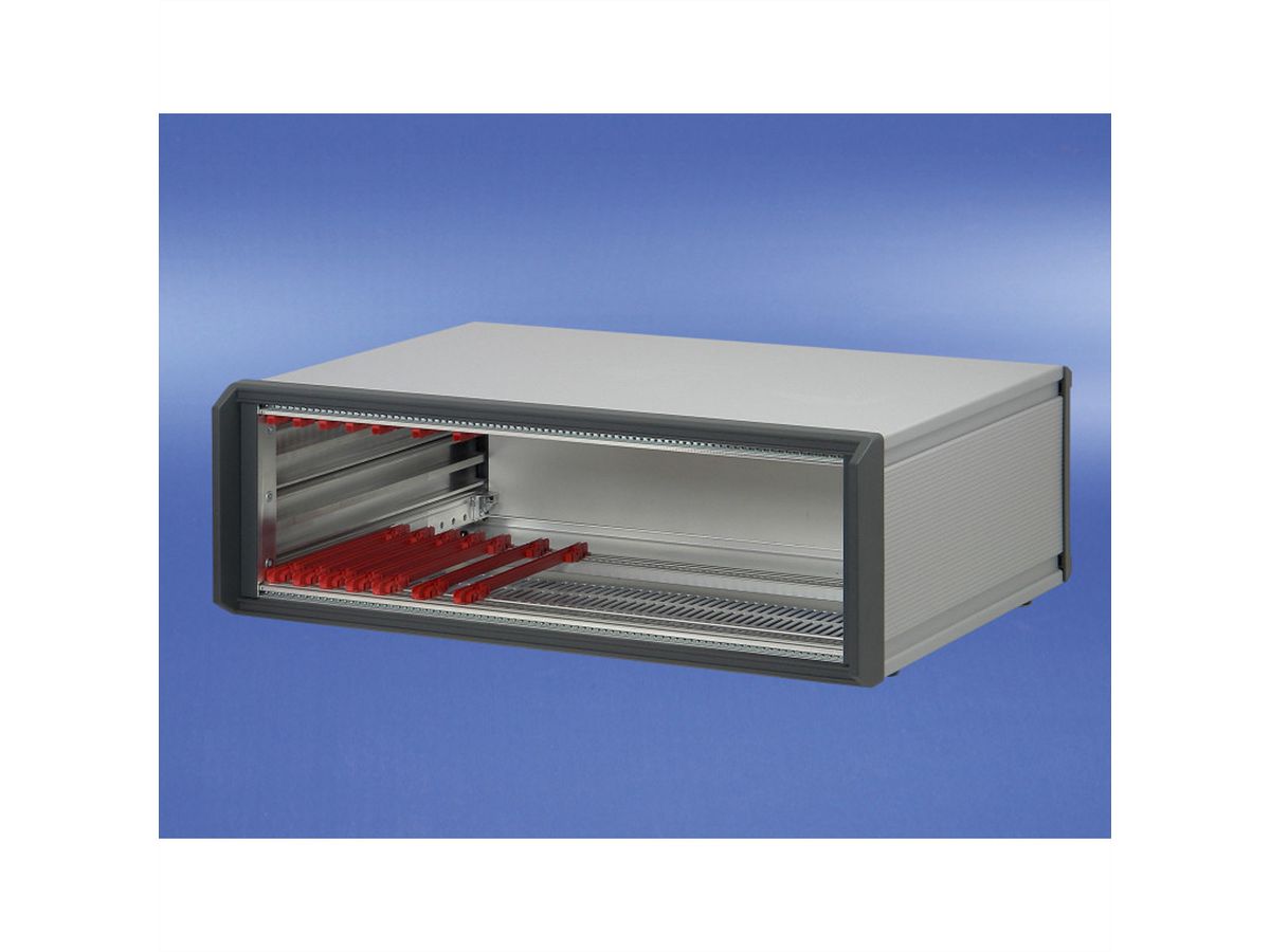 Mallette de bureau complète PropacPRO SCHROFF, blindée, 3 U, 42 HP, 266 mm