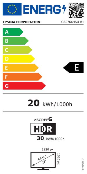 Étiquette énergie 625630891