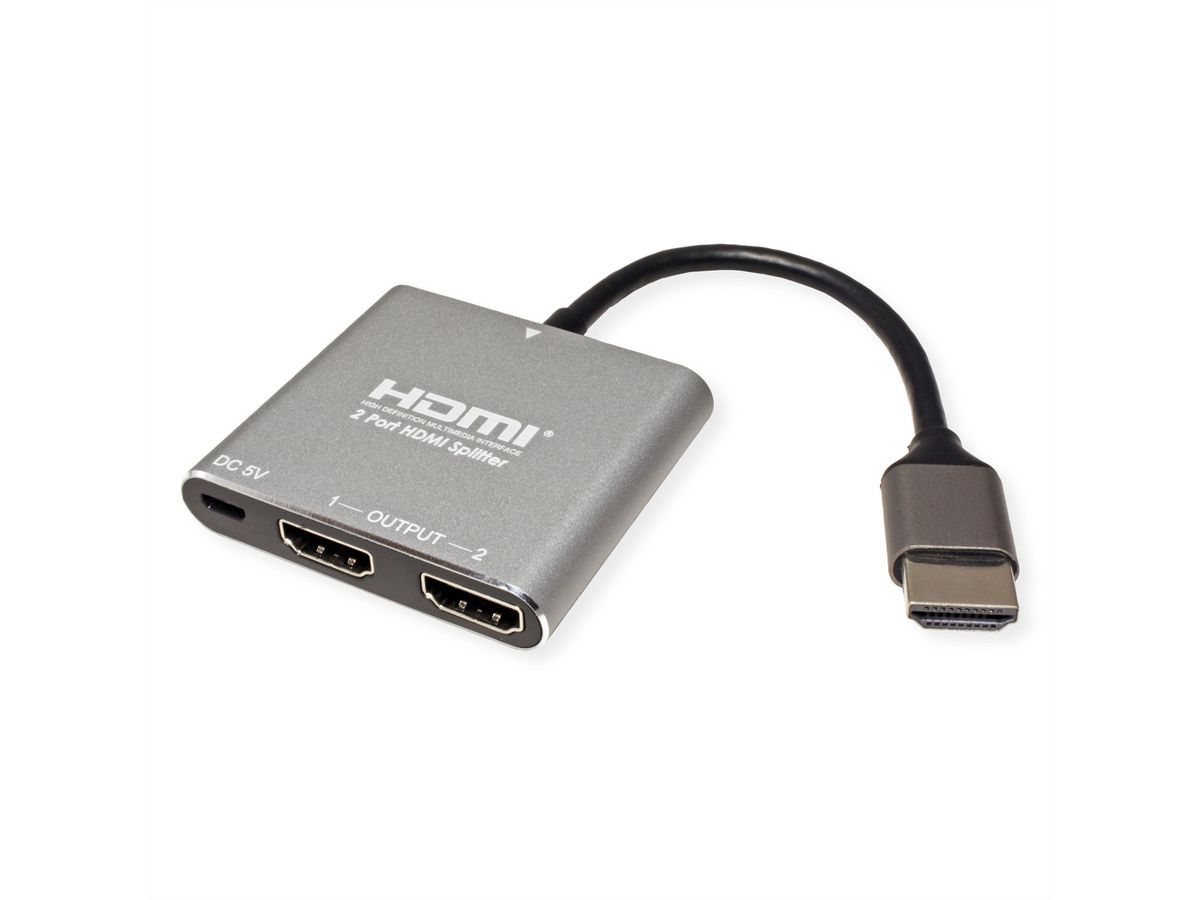 VALUE Distributeur HDMI, 4K, double - SECOMP France