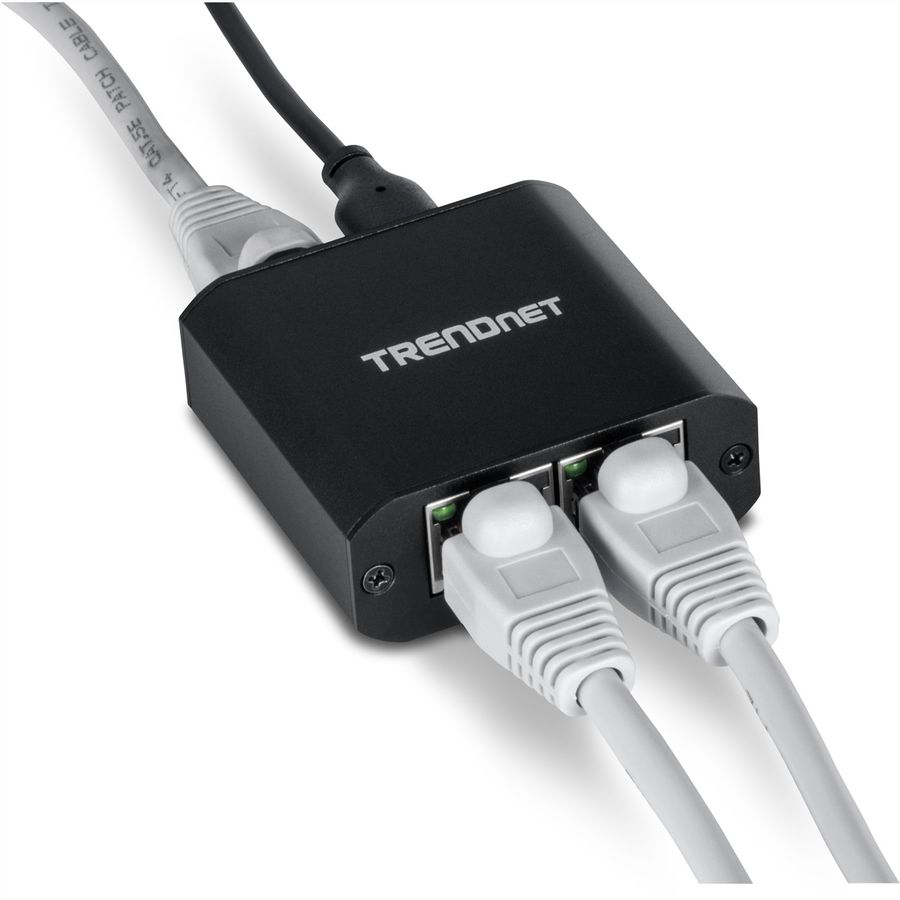 TRENDnet TEG-102S Répartiteur Gigabit à 2 ports avec alimentation USB de type C