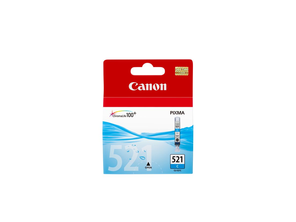 Canon Cartouche d'encre cyan CLI-521C