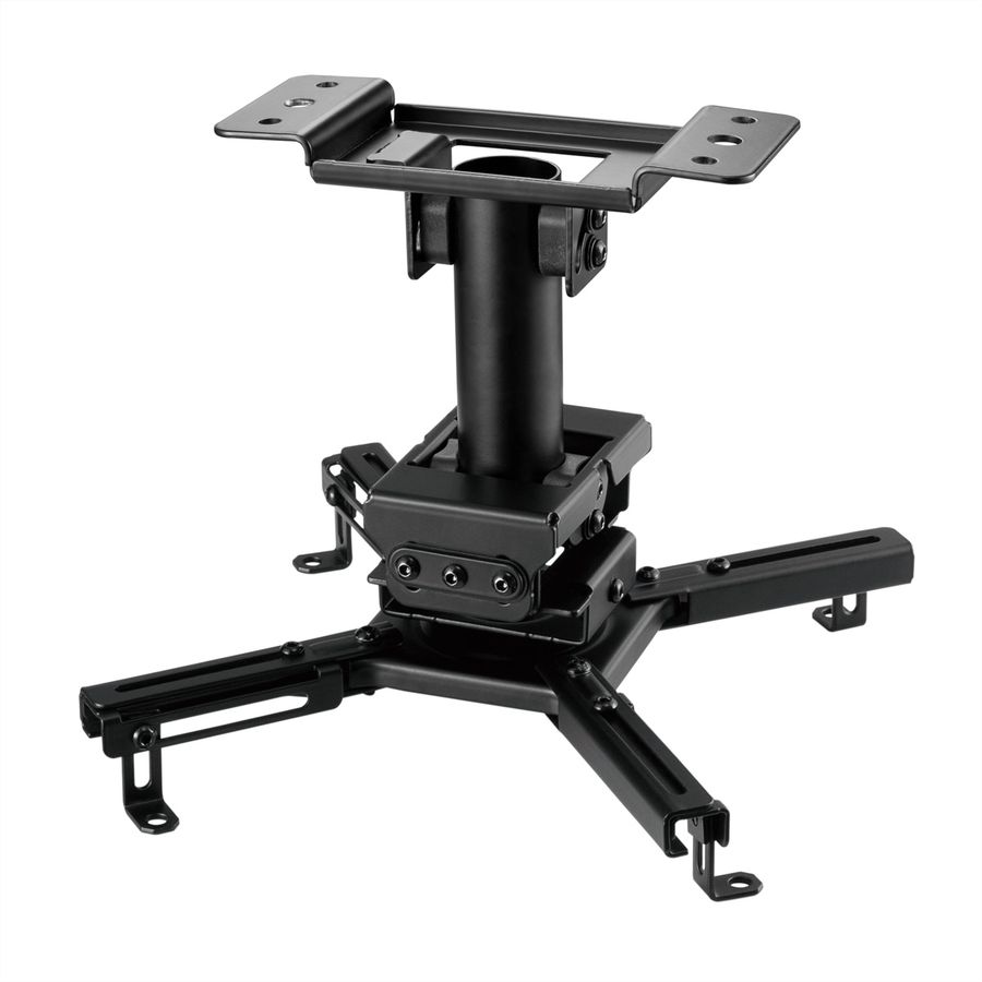 VALUE Support robuste pour projecteur, fixation sous plafond, jusqu'à 45 kg, noir