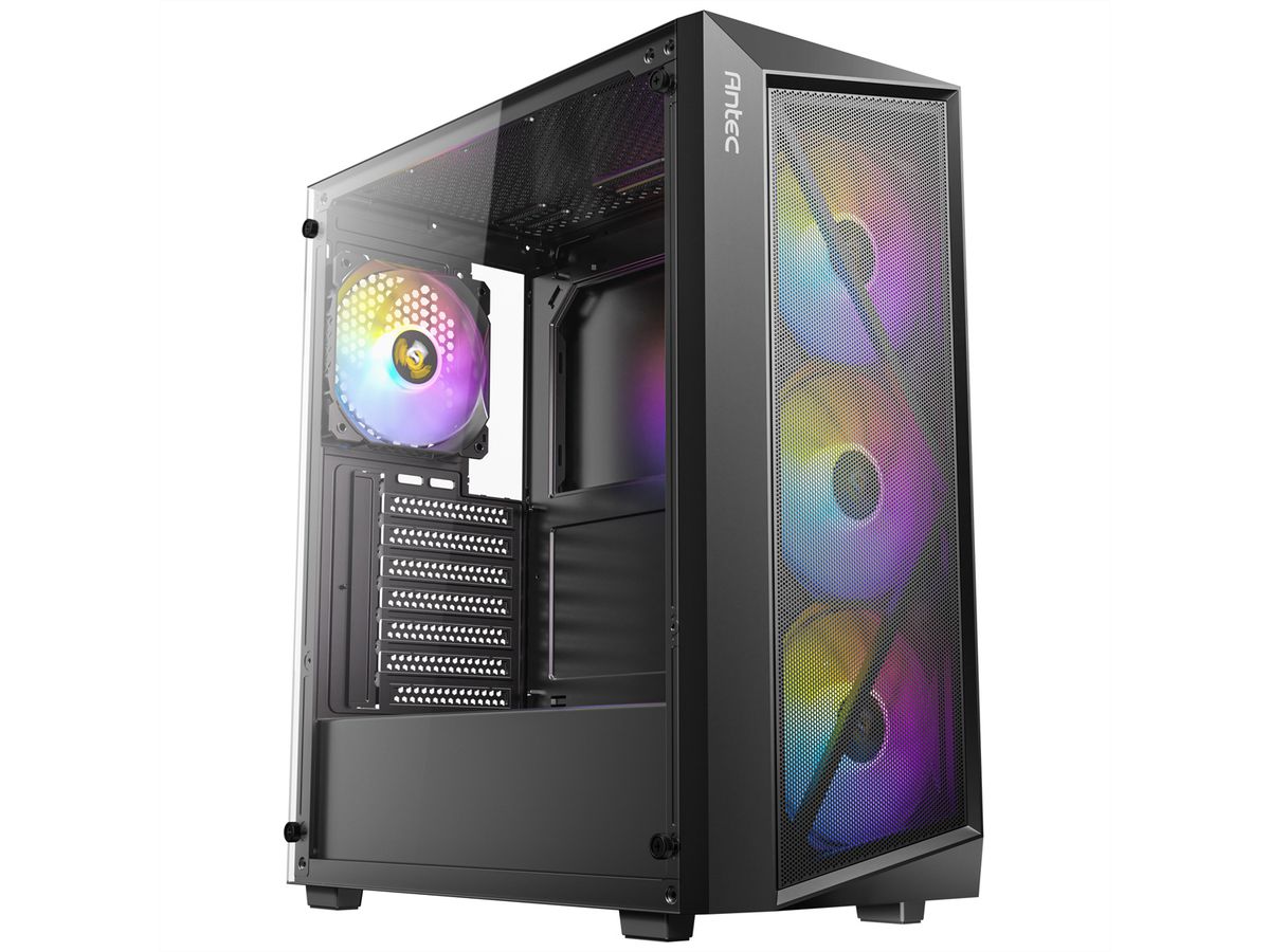 ANTEC AX67 ARGB Boîtier PC Midi Tower Gaming ATX, noir