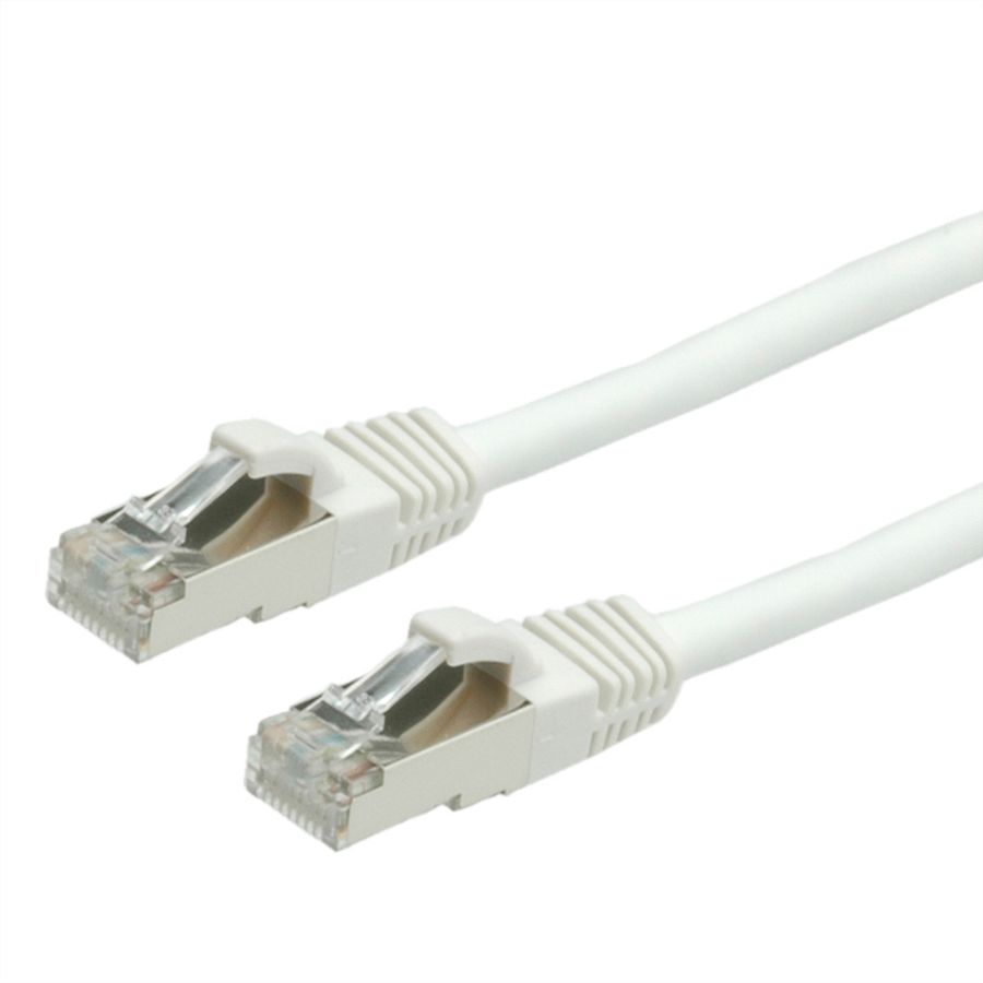 Cordon VALUE Cat.6 (Classe E) S/FTP LSOH, blanc, 7 m