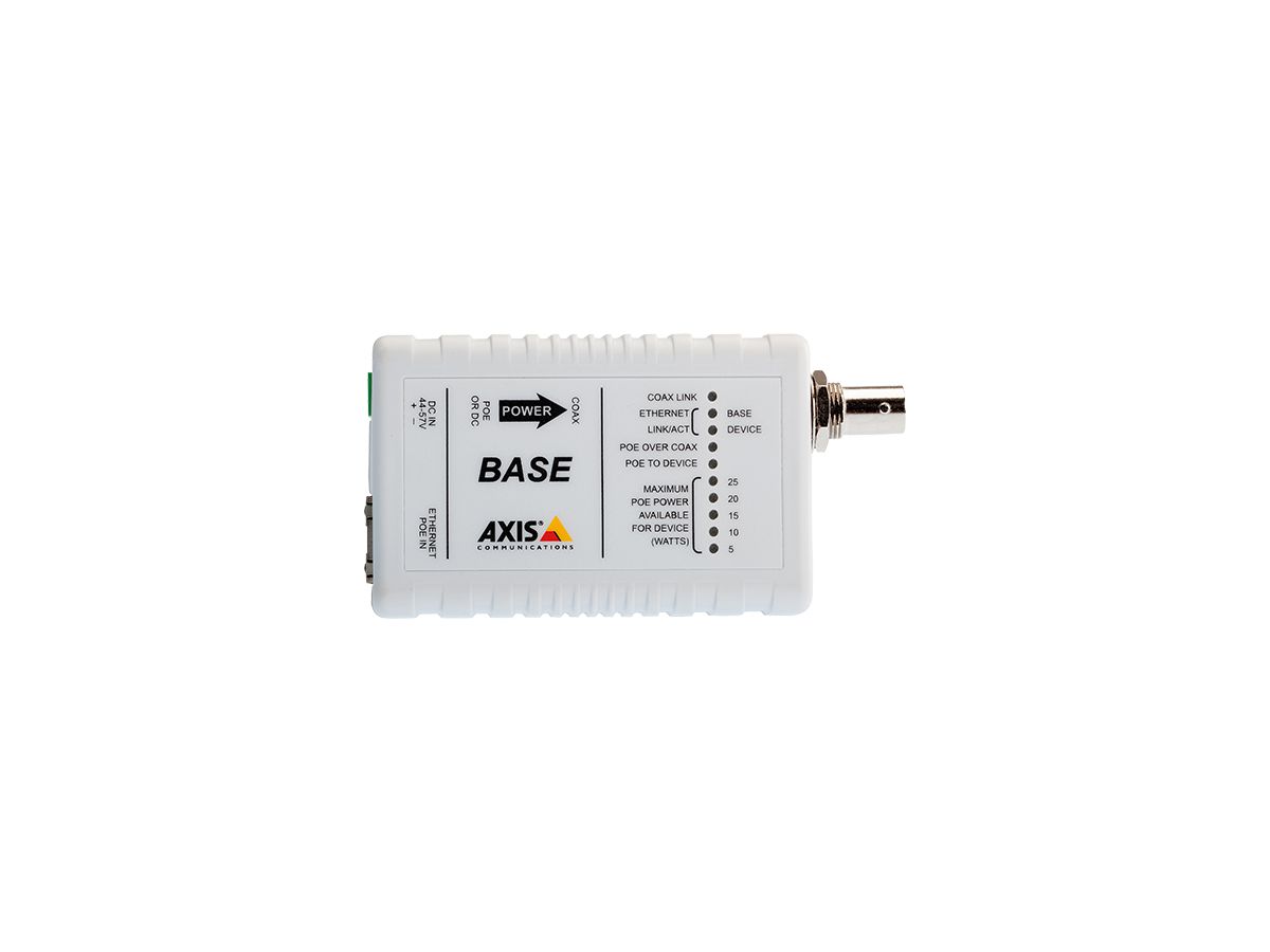 Axis T8641 base PoE+ par coaxial