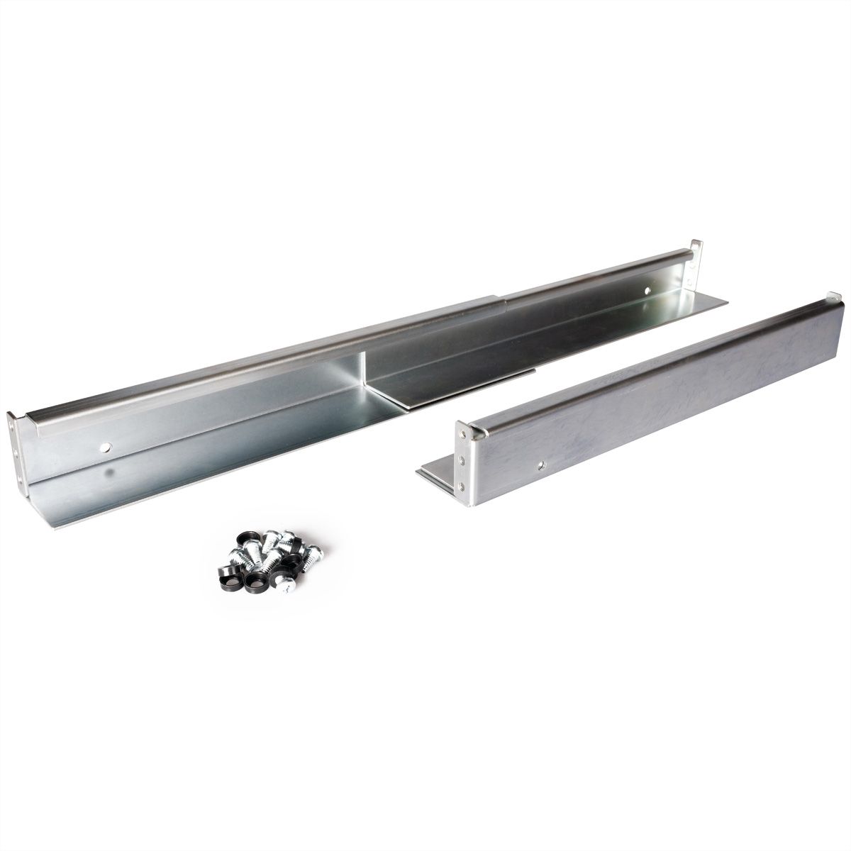 ROLINE Set de glissières à profondeur variable, 350 à 600mm avec le matériel de montage